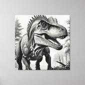 Tyrannosaurus Rex Print Novelty: T-Rex Leinwanddruck (Vorderseite)
