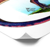 Tyrannosaurus Rex Print Poster (Ecke)