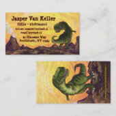 Tyrannosaurus Rex Schreibens-Material Visitenkarte (Vorne/Hinten)