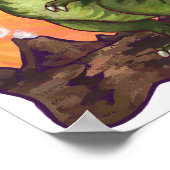 Tyrannosaurus Rex schrieb Zeug Poster (Ecke)