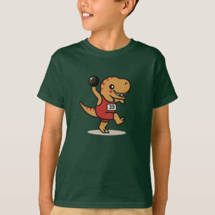 Tyrannosaurus Rex Shotput Sport T-Shirt