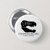 Tyrannosaurus Rex Skull Button (Vorne & Hinten)