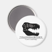 Tyrannosaurus Rex Skull Magnet (Vorderseite/Rückseite)