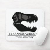 Tyrannosaurus Rex Skull Mousepad (Mit Mouse)
