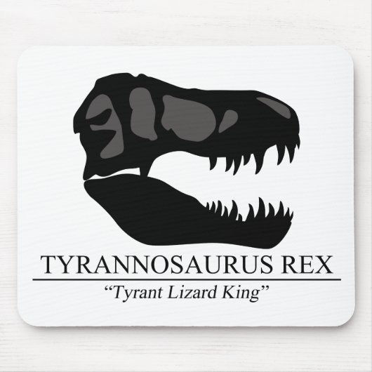 Tyrannosaurus Rex Skull Mousepad (Vorne)