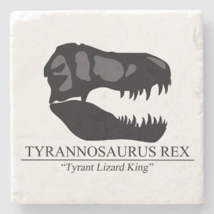 Tyrannosaurus Rex Skull Steinuntersetzer