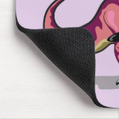 Tyrannosaurus Rex spielt Gitarre. Mousepad (Ecke)