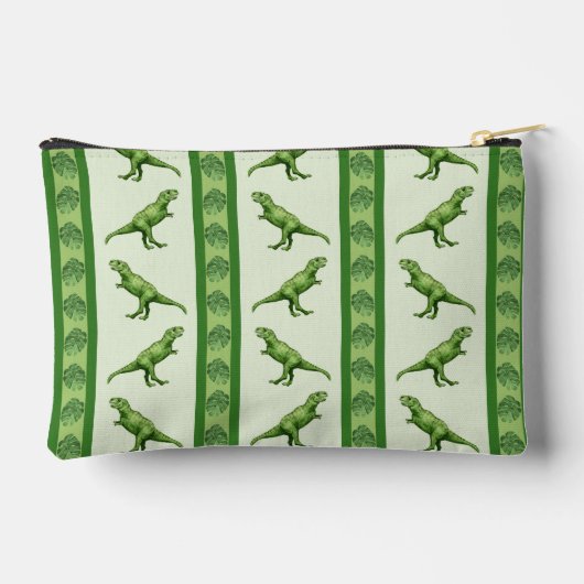 Tyrannosaurus Rex Stripe Zipper Pouch Zubehörtasche (Rückseite)