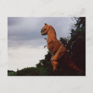 Tyrannosaurus Rex T-Rex Dinosaur Postcard Foto Postkarte