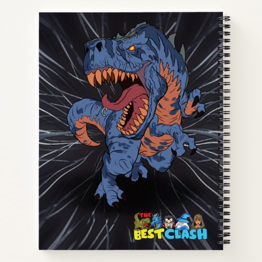 Tyrannosaurus Rex The Best Clash® Ruler T-Rex Notizblock (Rückseite)