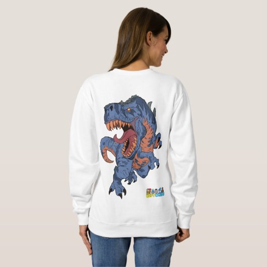 Tyrannosaurus Rex The Best Clash® Ruler T-Rex Sweatshirt (Schwarz voll)