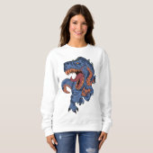 Tyrannosaurus Rex The Best Clash® Ruler T-Rex Sweatshirt (Vorne ganz)