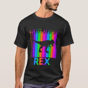 Tyrannosaurus Rex Tierrainbow-Blase mit Silho T-Shirt