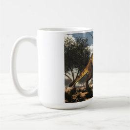 Tyrannosaurus rex und seine Eier Kaffeetasse