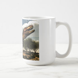 Tyrannosaurus rex und seine Eier Kaffeetasse