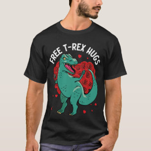 Tyrannosaurus Rex Valentine's Dinosaurier Boy Girl T-Shirt