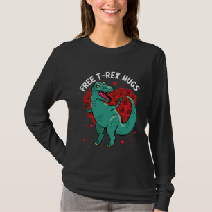Tyrannosaurus Rex Valentine's Dinosaurier Boy Girl T-Shirt