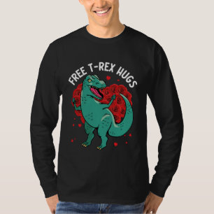 Tyrannosaurus Rex Valentine's Dinosaurier Boy Girl T-Shirt