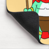 Tyrannosaurus Rex verkleidet als Leonidas. Mousepad (Ecke)