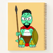 Tyrannosaurus Rex verkleidet als Leonidas. Notizblock (Rückseite)