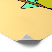 Tyrannosaurus Rex verkleidet als Leonidas. Poster (Ecke)