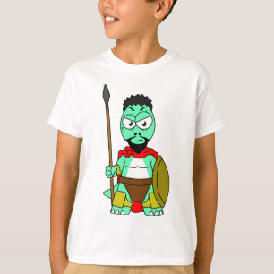 Tyrannosaurus Rex verkleidet als Leonidas. T-Shirt