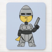 Tyrannosaurus Rex verkleidet als Robocop. Mousepad (Vorne)