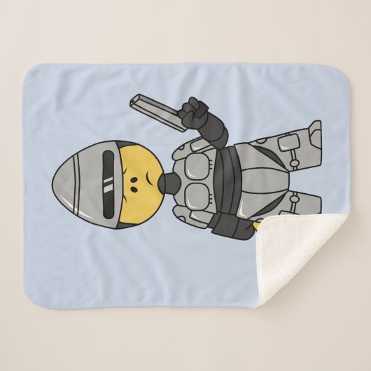 Tyrannosaurus Rex verkleidet als Robocop. Sherpadecke (Vorderseite (Horizontal))