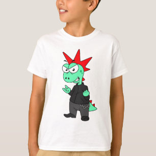 Tyrannosaurus Rex verkleidete sich als Punk. T-Shirt