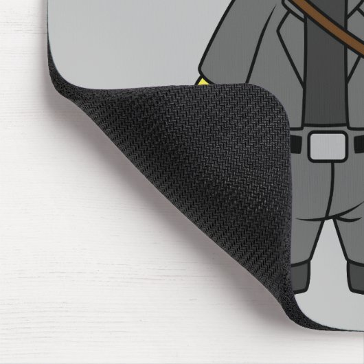 Tyrannosaurus Rex verkleidete sich als Terminator. Mousepad (Ecke)