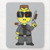 Tyrannosaurus Rex verkleidete sich als Terminator. Mousepad (Vorne)