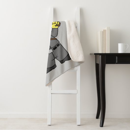 Tyrannosaurus Rex verkleidete sich als Terminator. Sherpadecke (Beispiel)