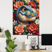 Tyrannosaurus rex Wall Art Poster Print T-Rex (Heimbüro)