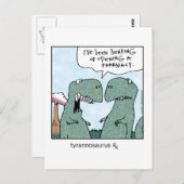 Tyrannosaurus Rx Postkarte (Vorne/Hinten)