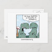 Tyrannosaurus Rx Postkarte (Vorne/Hinten)
