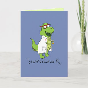 Tyrannosaurus Rx T Rex Funny Grußkarte Karte