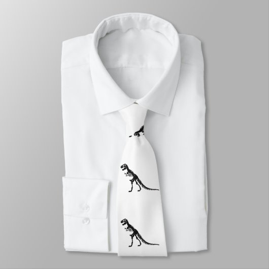 Tyrannosaurus Skeleton - Wählen Sie die Hintergrun Krawatte (Gebunden)