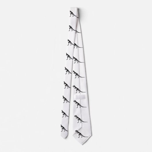 Tyrannosaurus Skeleton - Wählen Sie die Hintergrun Krawatte (Rückseite)