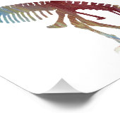 Tyrannosaurus-Skelett Fotodruck (Ecke)