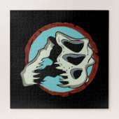 Tyrannosaurus Skull Puzzle (Horizontal)
