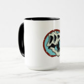 Tyrannosaurus Skull Tasse (Vorderseite Links)