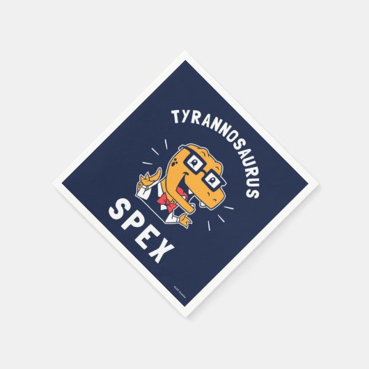 Tyrannosaurus Spex Serviette (Ecke)