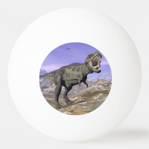 Tyrannosaurus T-Rex-Aufzucht in der Natur Tischtennisball