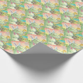 TYRANNOSAURUS T REX, DINO EASTER WRAPPER PAPIER GESCHENKPAPIER (Ecke)