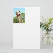 Tyrannosaurus T-Rex Dinosaur Briefpapier (Stehend Vorderseite)