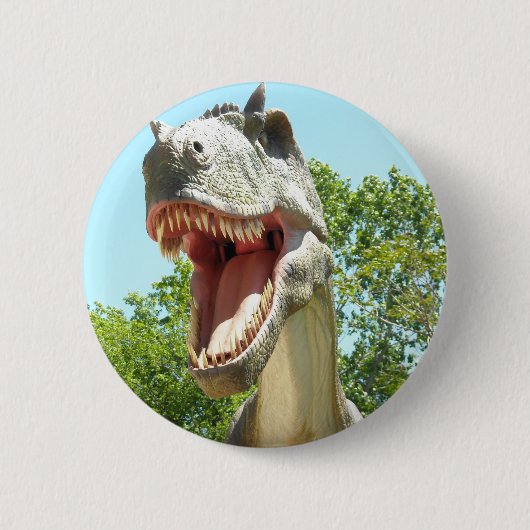 Tyrannosaurus T-Rex Dinosaur Button (Vorderseite)