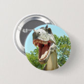 Tyrannosaurus T-Rex Dinosaur Button (Vorne & Hinten)