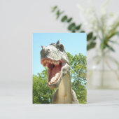 Tyrannosaurus T-Rex Dinosaur Postkarte (Stehend Vorderseite)