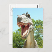 Tyrannosaurus T-Rex Dinosaur Postkarte (Vorne/Hinten)