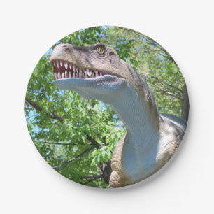 Tyrannosaurus T-Rex Dinosaurier Pappteller